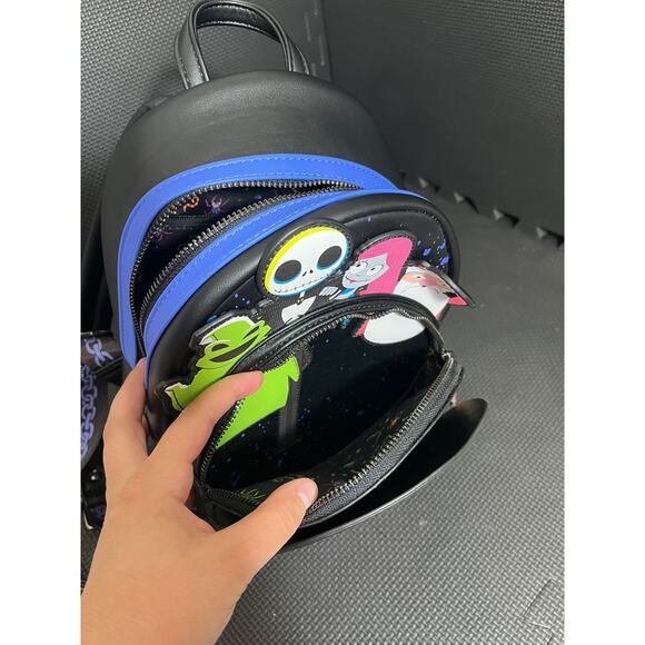 Loungefly Nightmare Before Christmas Oogie Boogie Spinner Backpack Disney - Picture 9 of 10